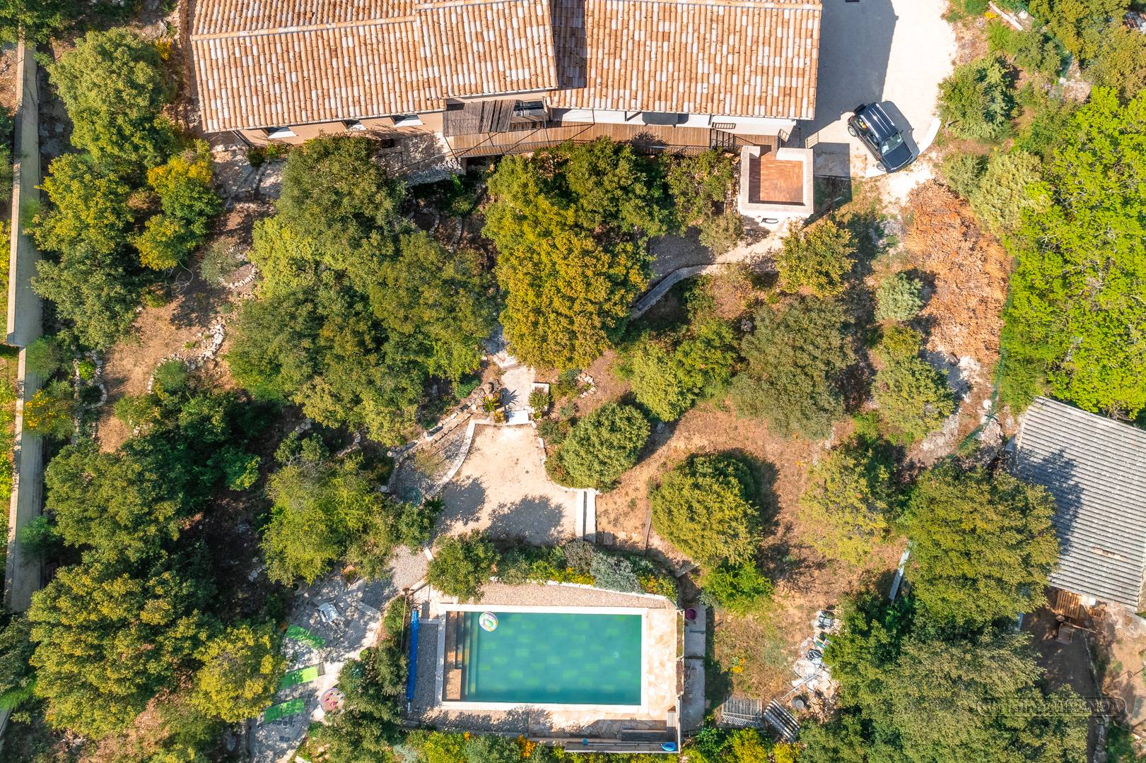 Maison de vacances, avec piscine privée, climatisation en Drôme Provençale